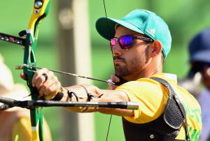 Australians competing in archery at Rio Olympics