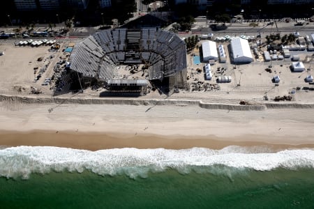 Beach Volleyball Stadium - One Month To Go