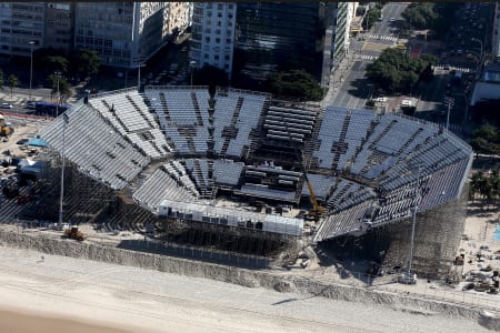 Beach Volleyball Stadium - One Month To Go