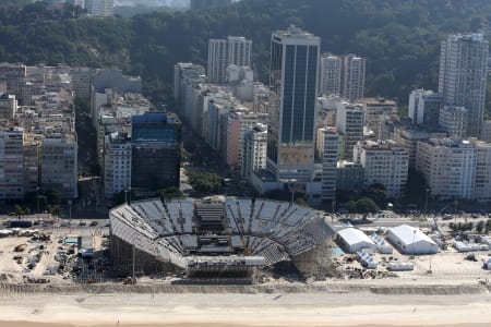 Beach Volleyball Stadium - One Month To Go