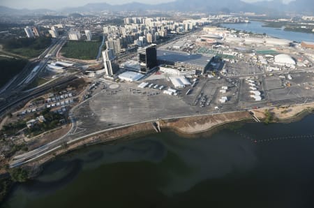 Construction at Barra Olympic Park - One Month To Go
