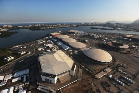 Construction at Barra Olympic Park - One Month To Go