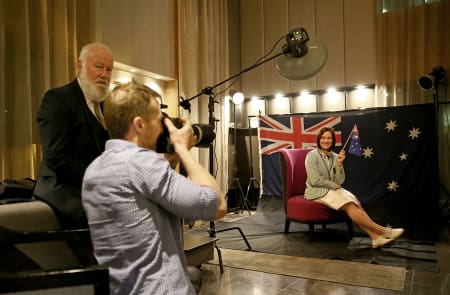 Australian Olympic Flag Bearer Photo Call