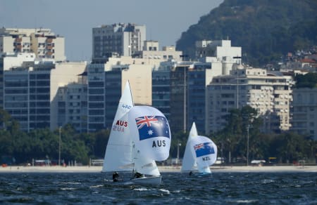 AUS Sailors training