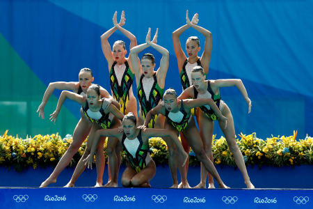 Synchronised Swimming - Olympics: Day 13