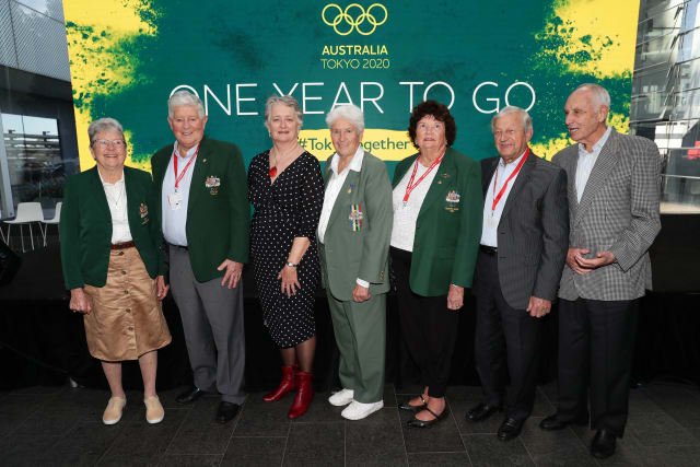 Tokyo 1964 Australian Olympians celebrating one year to go until Tokyo 2020